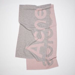 ACNE STUDIOS Jacquard Logo Scarf